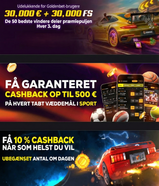 Golden Bet Registratiebonus banner